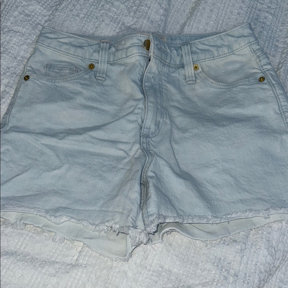 Light Blue Denim Women's Shorts